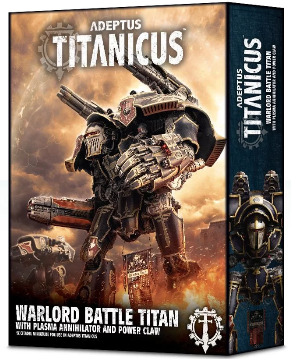 Adeptus Titanicus Warlord Battle Titan With Plasma Annihilator and